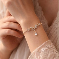 Luxurious Crystal CZ Bridal Bracelet